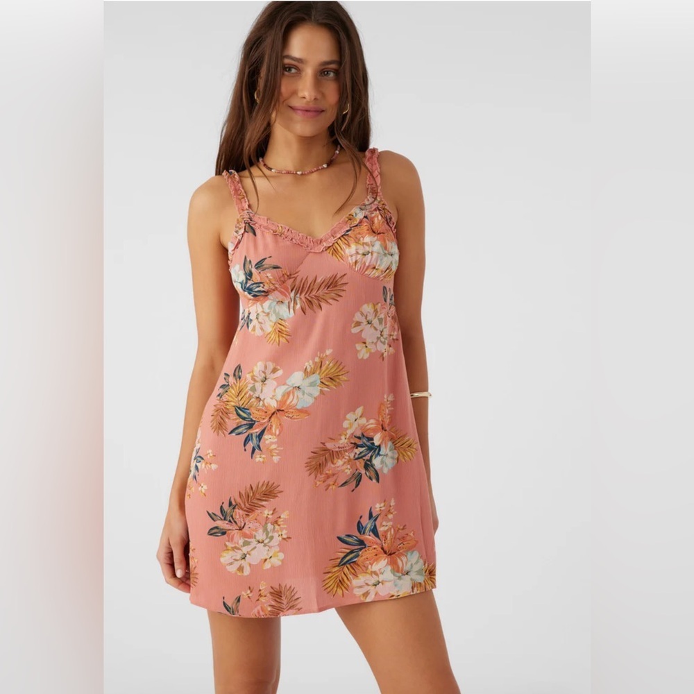 O’Neill Luella babydoll dress - canyon clay/size L